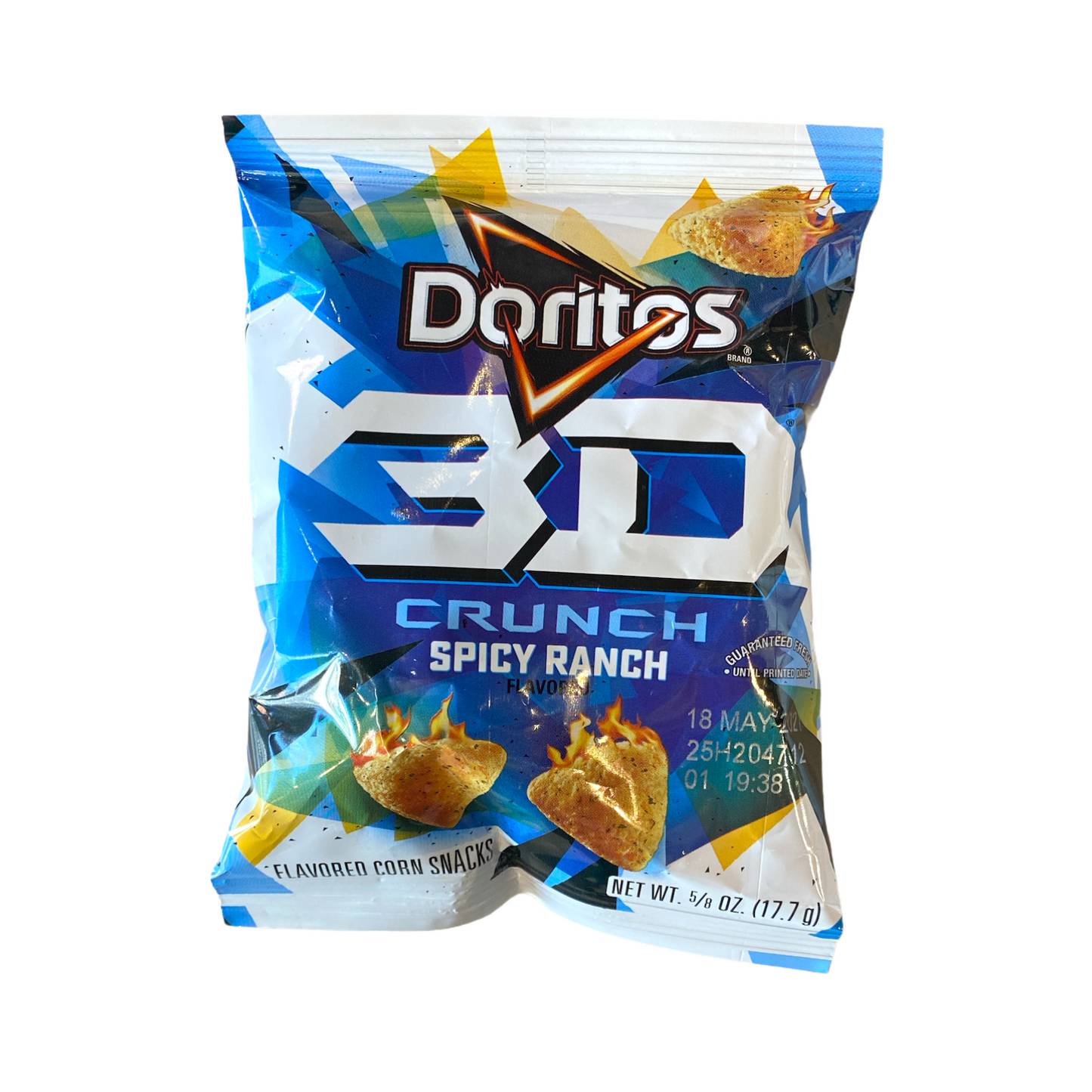 Doritos 3D Crunch Spicy Ranch Flavored Corn Snacks, 17.7g