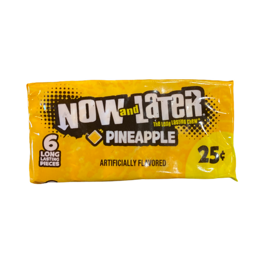 Now & Later 6 Piece Pineapple Candy 0.93oz (26g)