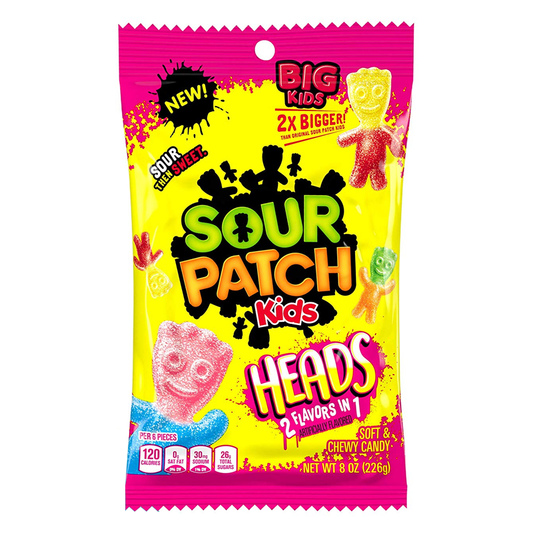 Sour Patch Big Kids Heads - 8oz (226g)