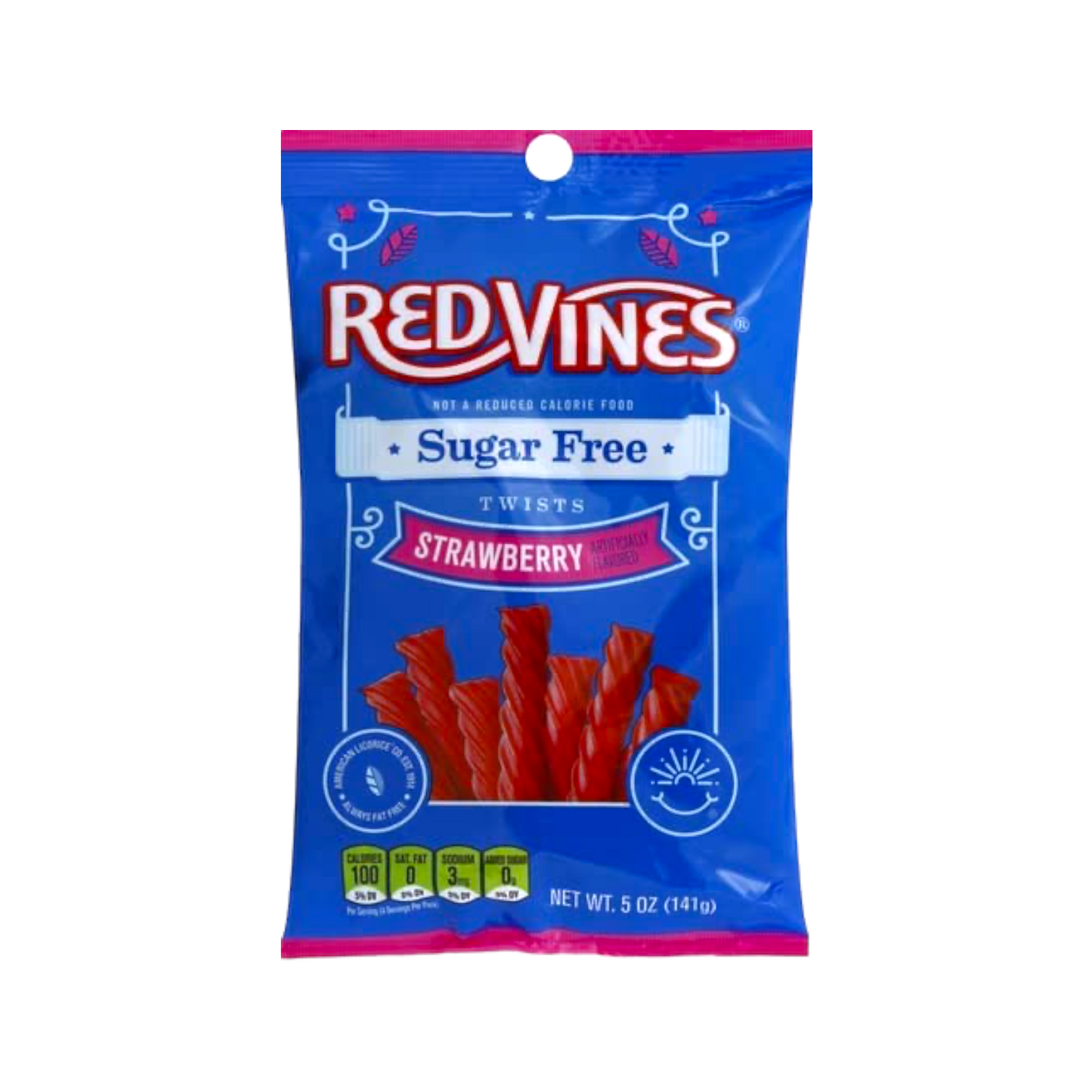 Red Vines Sugar Free Strawberry Twists 5oz (141g)