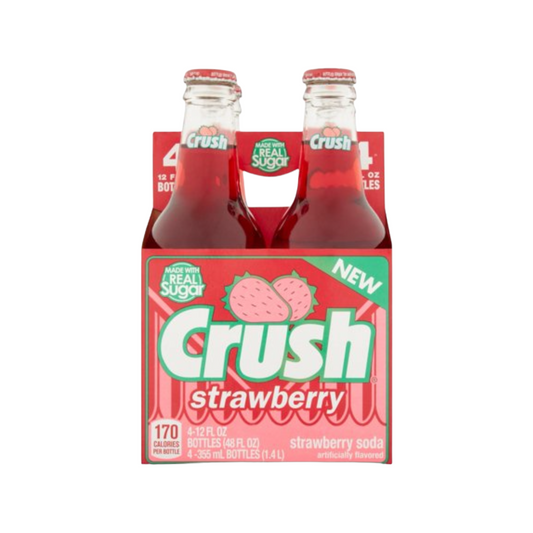 Crush Strawberry Cane Sugar USA 355ML