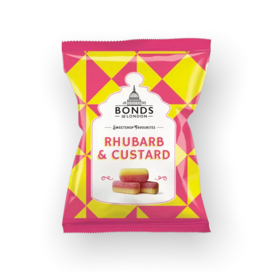 Bonds Rhubarb & Custard Bags 150g