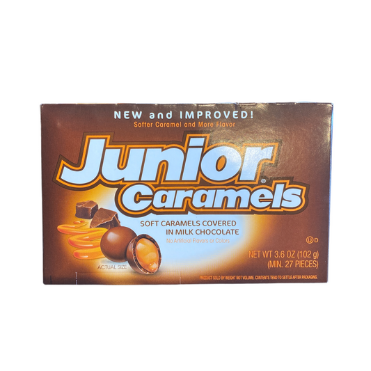 Junior Caramels Box 3.5oz (102g) - Theatre Box