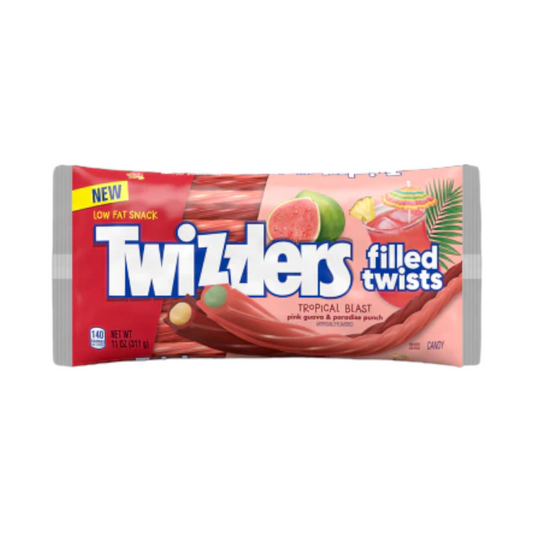 Twizzlers Tropical Blast FILLED Twists  - 311g