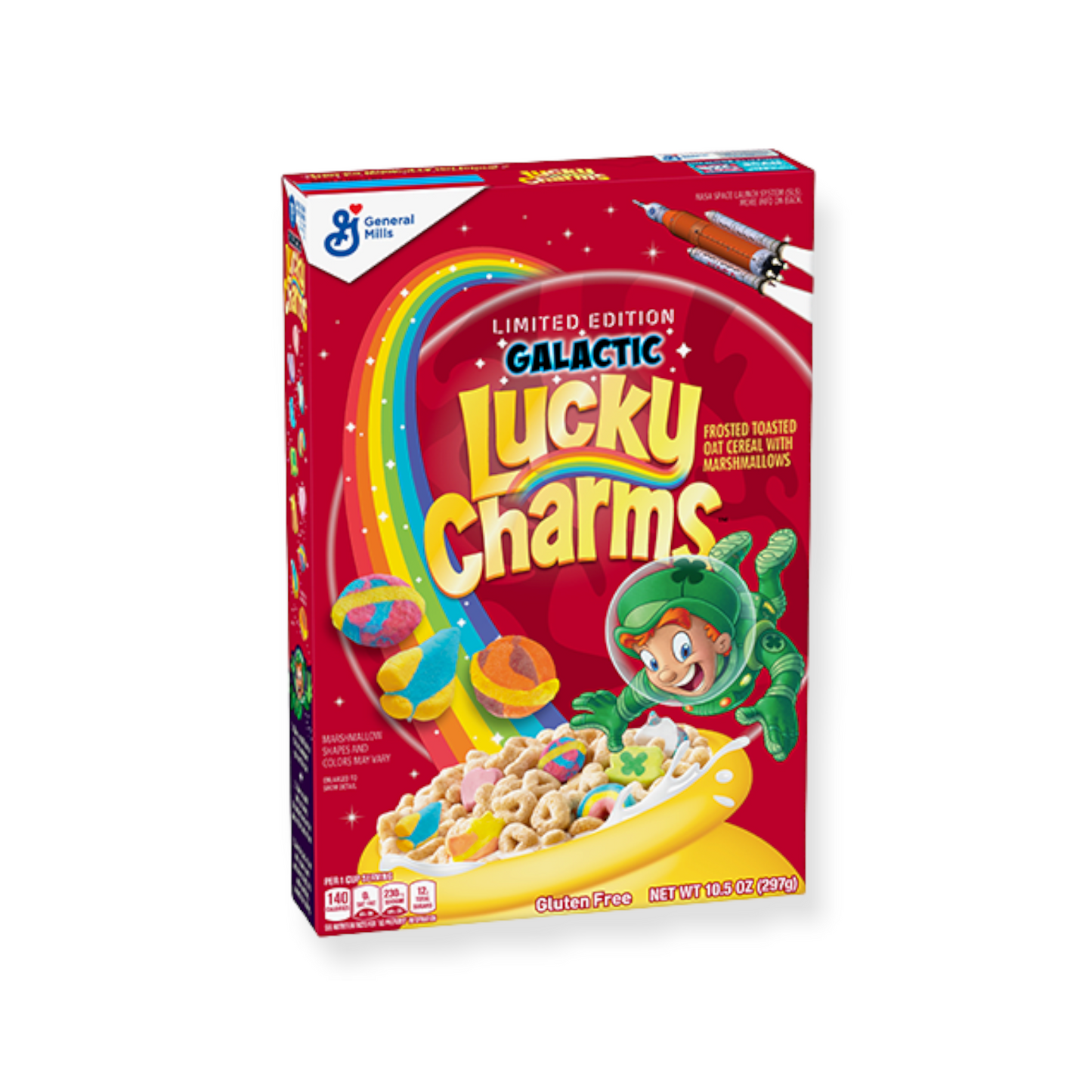 Limited-Edition Galactic Lucky Charms Cereal (297g) (Canadian)