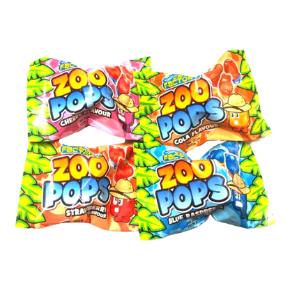 Crazy Candy Factory Zoo Lollipops - SINGLE
