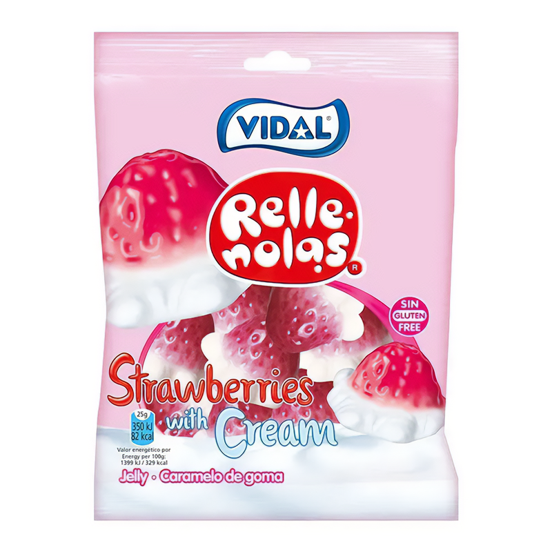 Vidal Relle Nolas Strawberries with Creme - 3.5oz (100g)