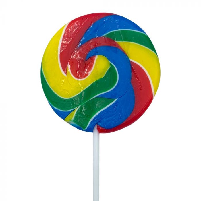 Crazy Candy Factory Rainbow Swirl Lollipops 125g