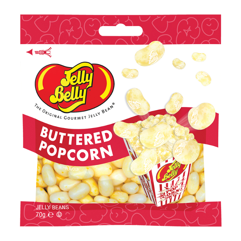 Jelly Belly Buttered Popcorn Jelly Beans - 70g