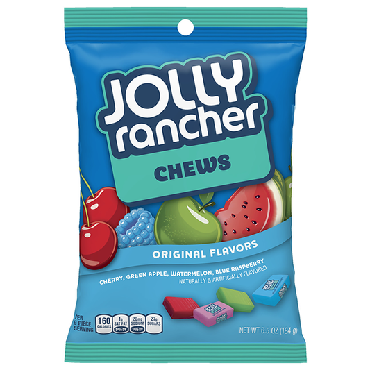 Jolly Rancher Chews Original Flavours - 6.5oz (184g)