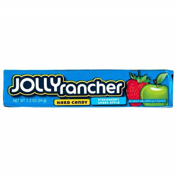 Jolly Rancher Strawberry and Apple Hard Candy 34g