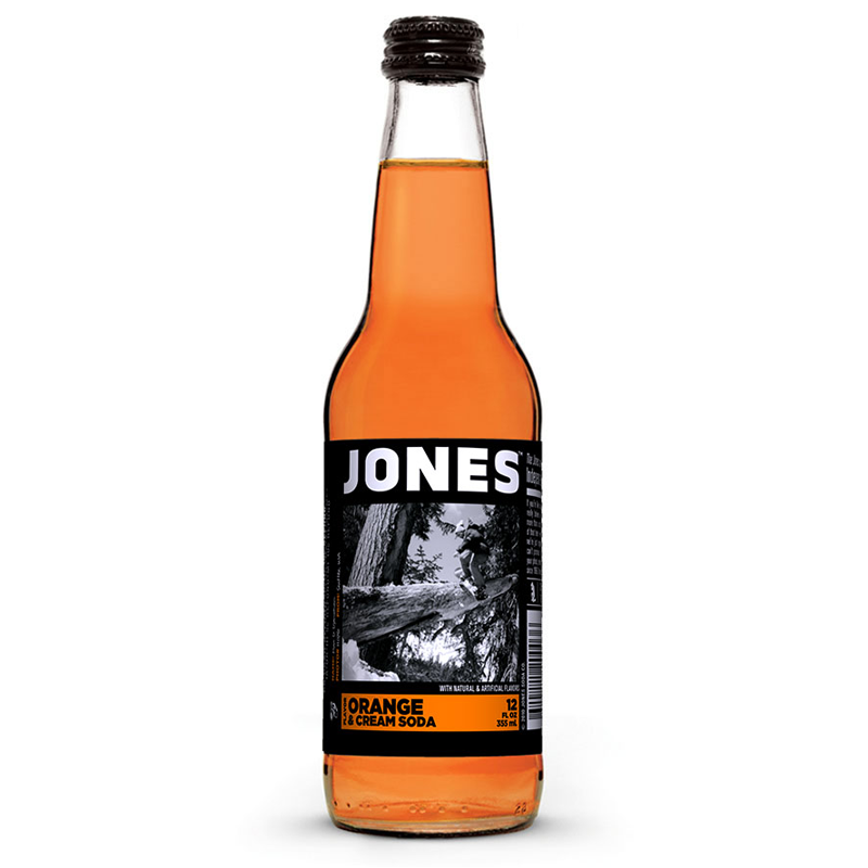 Mini Jones Jones Soda - Orange & Cream - 12fl.oz (355ml) – USA Bites