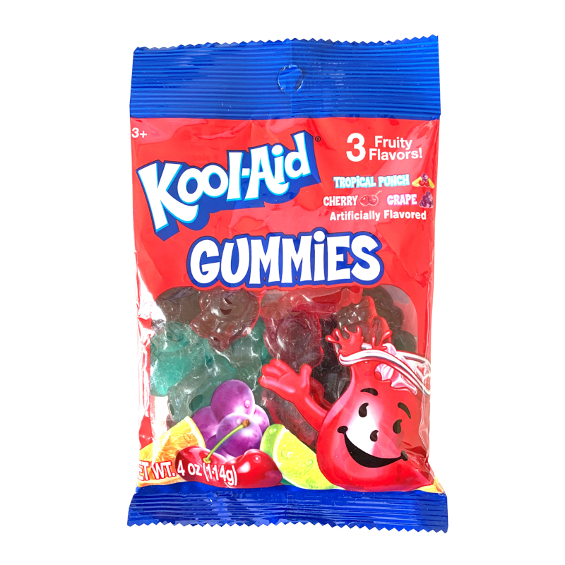 Kool-Aid Gummies Peg Bag - 4oz (114g)