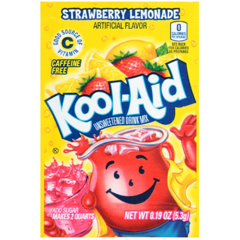 Kool Aid Strawberry Lemonade - 0.19oz (5.3g) - Sachet
