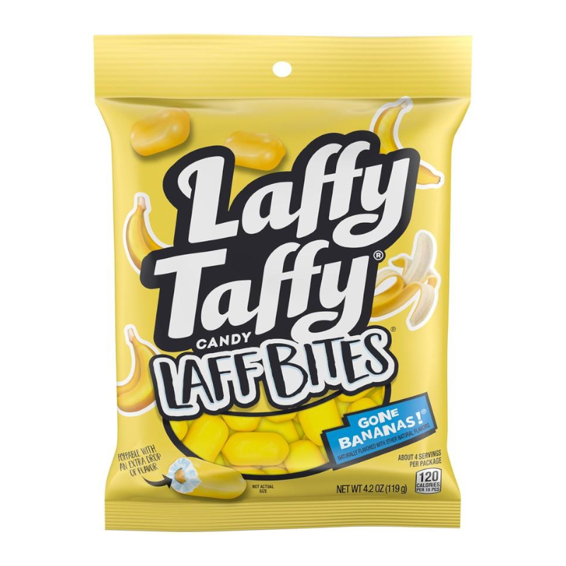 Laffy Taffy Banana Laff Bites 4.2oz (119g)