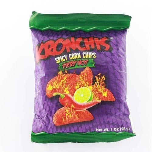 Kronchis - Fiery Hot Spicy Corn Chips (28g)