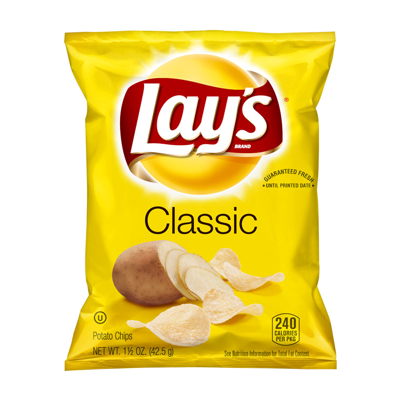 Lay's Classic Potato Chips - 1.5oz (42.5g)