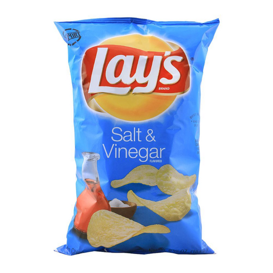 Lay’s Potato Chips Salt & Vinegar - 6.5oz (184.2g) ** BBD 31/05/24 **