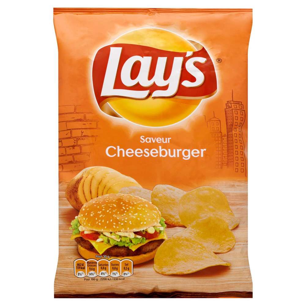 Lay's Cheeseburger Crisps 120g