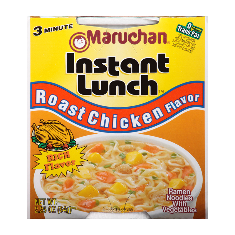 Maruchan - Roast Chicken Flavour Instant Lunch Ramen Noodles - 2.25oz (64g)