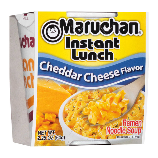 Maruchan - Cheddar Cheese Flavor Instant Lunch Ramen Noodles - 2.25oz (64g)