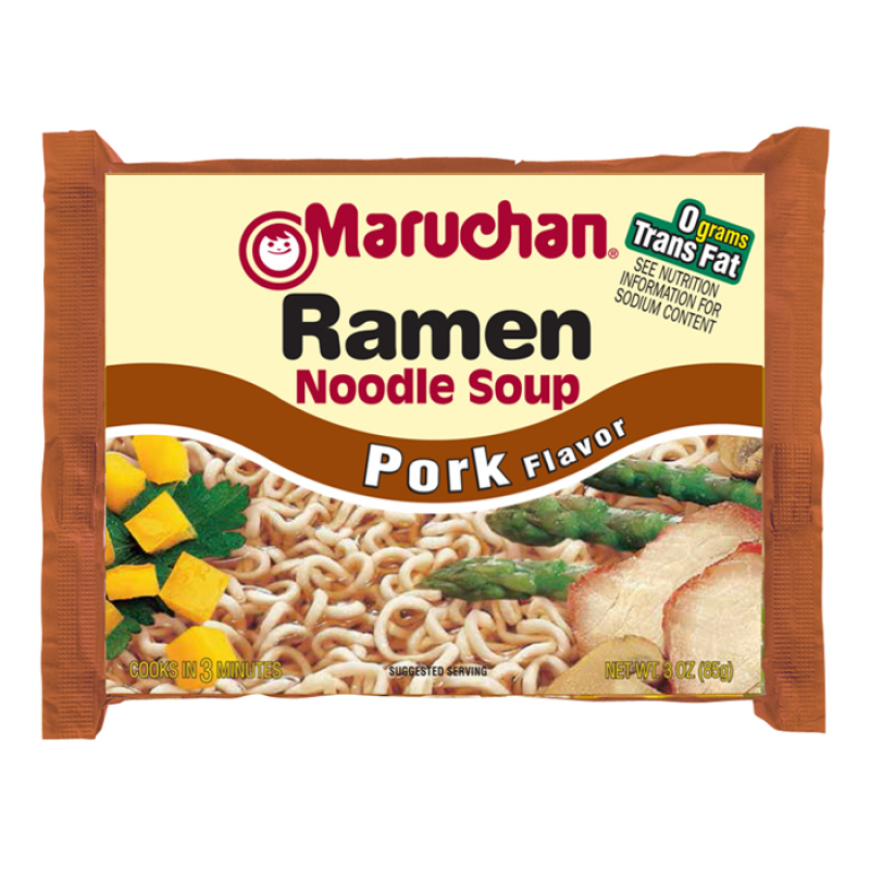 Maruchan - Pork Flavour Ramen Noodles - 3oz (85g)