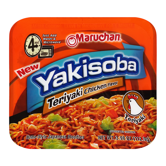 Maruchan Teriyaki Chicken Yakisoba Noodles 3.98oz (112.9g)