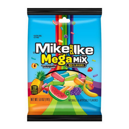 Mike And Ike Mega Mix Peg Bag - 5oz (141g)