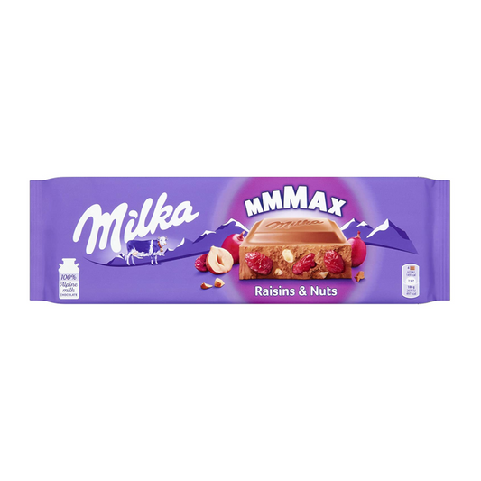 Milka MMMAX Raisins & Hazelnuts - 270g (EU)