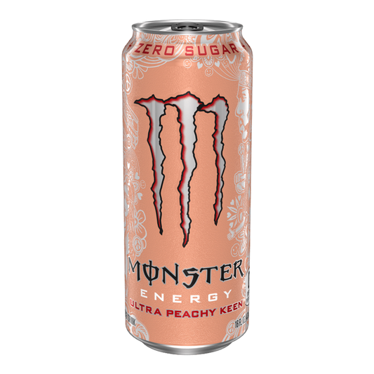 Monster Ultra Zero Peachy Keen - 16fl.oz (473ml)