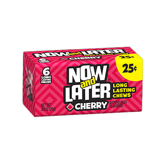 Now & Later 6 Piece Cherry Candy 0.93oz (26g)