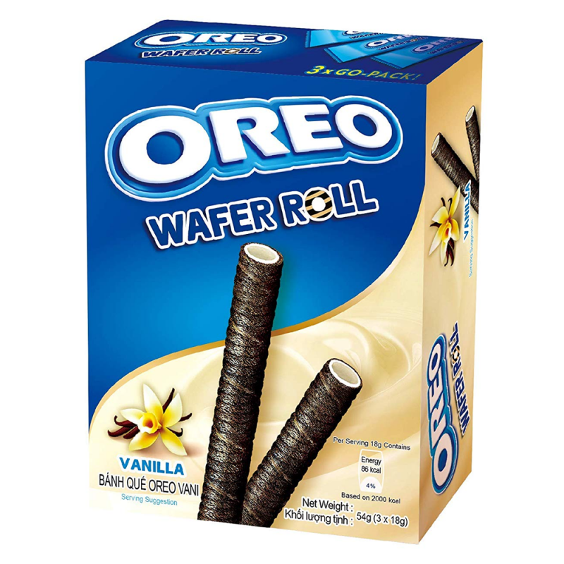 Oreo Vanilla Wafer Rolls