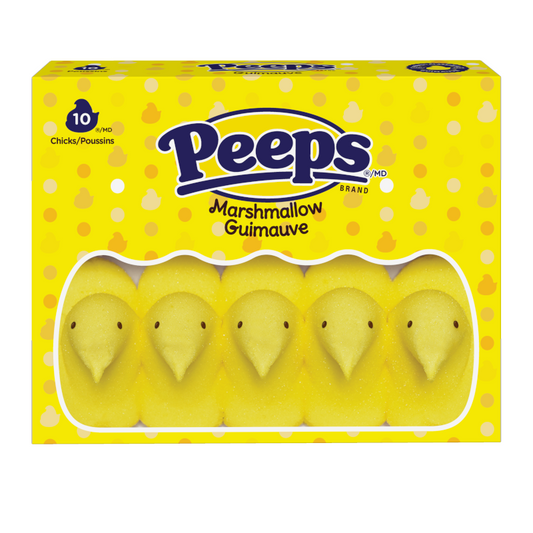 Peeps Easter Yellow Chicks 10PK - 3oz (85g)