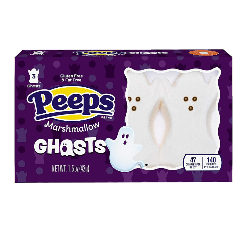 Peeps Halloween Marshmallow Ghosts 3PK - 1.5oz (42g)