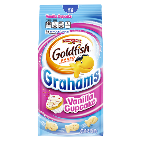Pepperidge Farm Goldfish Grahams Vanilla Cupcake Flavour