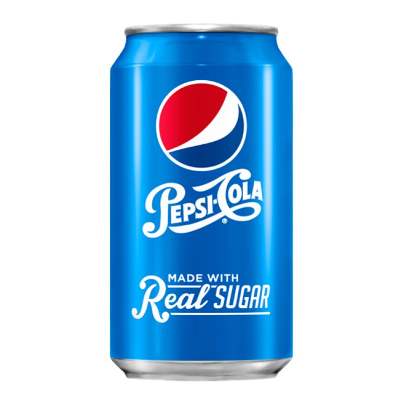 Pepsi Cola Made with Real Sugar (Throwback) 355ml Can