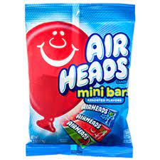 Airheads Mini Bars Assorted Flavours Peg Bag (119g)