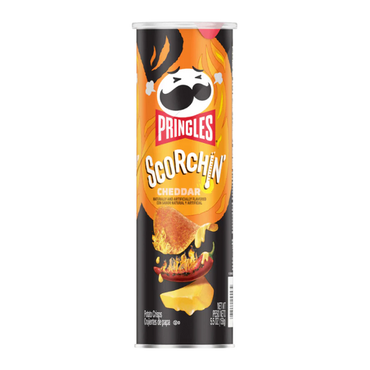 Pringles Scorchin' Cheddar - 156g [Canadian]