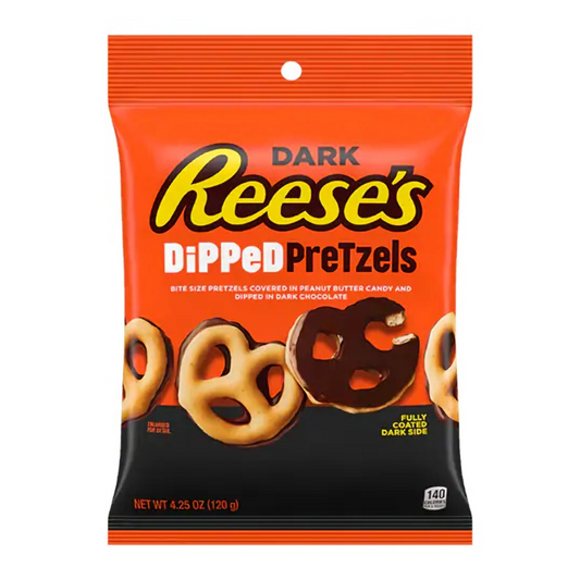 Reese's Dark Chocolate Dipped Pretzels - 4.25oz (120g)