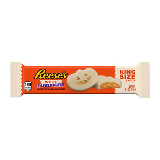 Reese's - White Chocolate Peanut Butter Pumpkins - 2.4oz (68g) [ Halloween Limited Edition ]