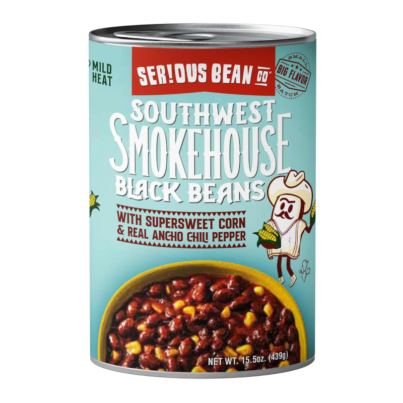 Serious Bean Co Southwest Smokehouse Black Beans with Corn - 15.75oz (439g)