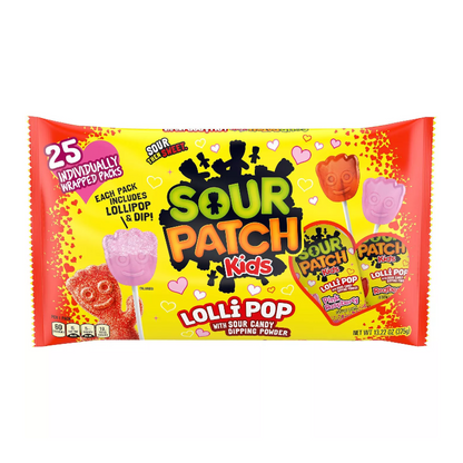 Sour Patch Kids - Dip n Lick, Lollipops