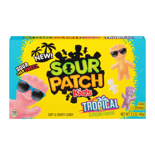 Sour Patch Tropical - 3.5oz (99g) - Theatre Box