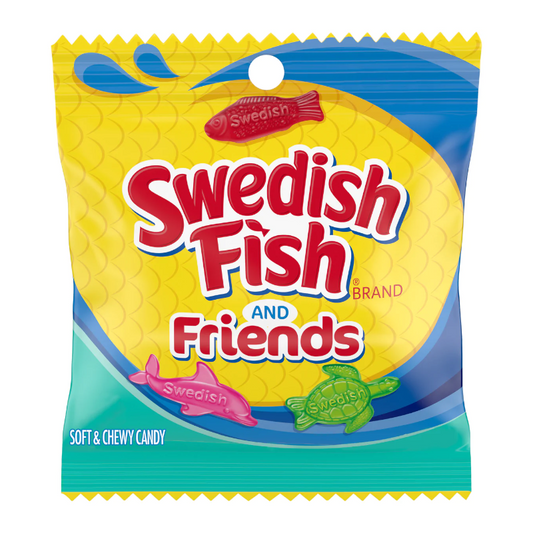 Swedish Fish & Friends Peg Bag - 3.59oz (102g)