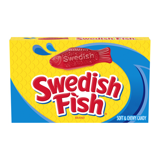 Swedish Fish Red - 3.1oz (88g) - Theater Box