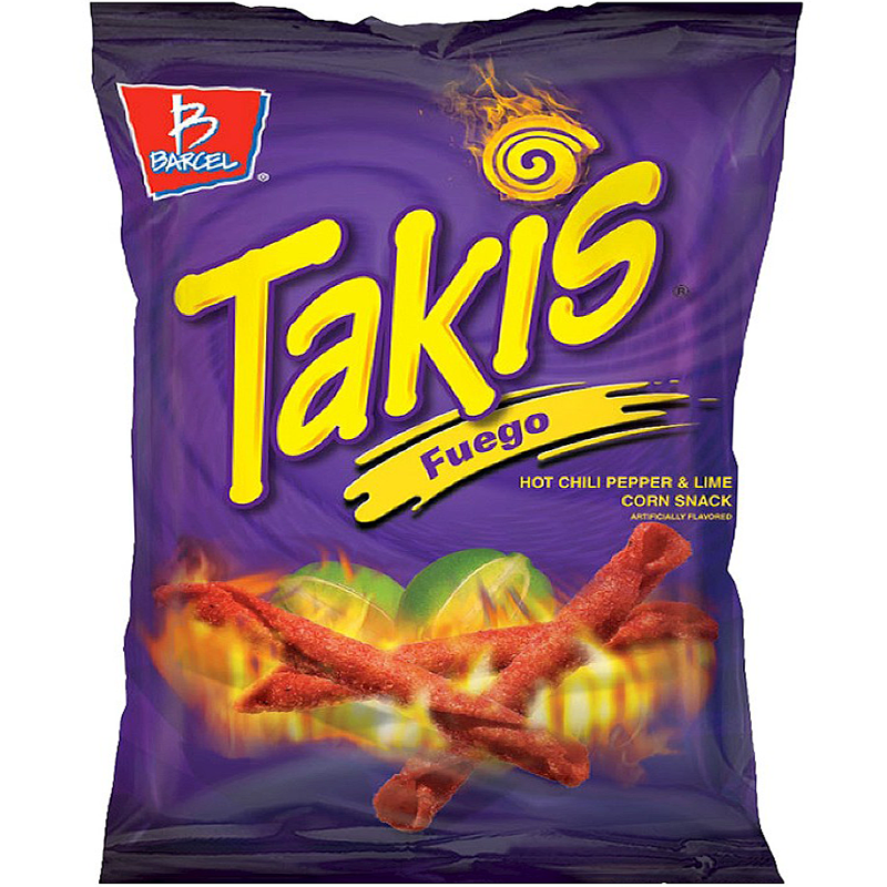 Takis Fuego Hot Chili Pepper & Lime Tortilla Chips - 4oz (113.4g)