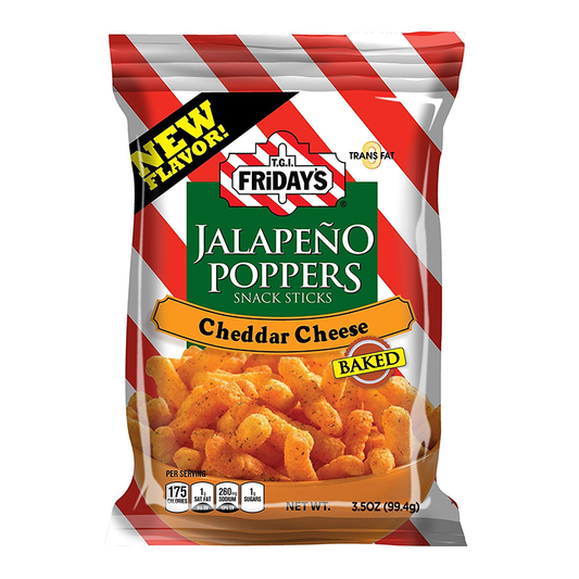 TGI Fridays Jalapeño Poppers Snack Sticks - 3.5oz (99.4g)