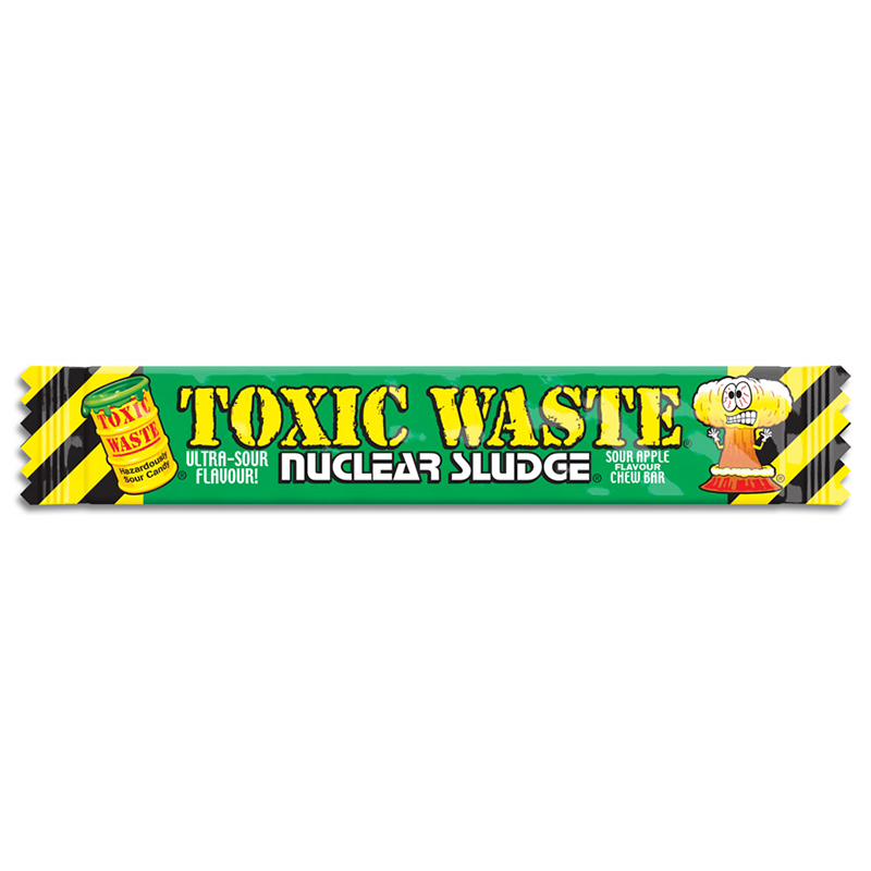 Toxic Waste Nuclear Sludge Chew Bar Green Apple