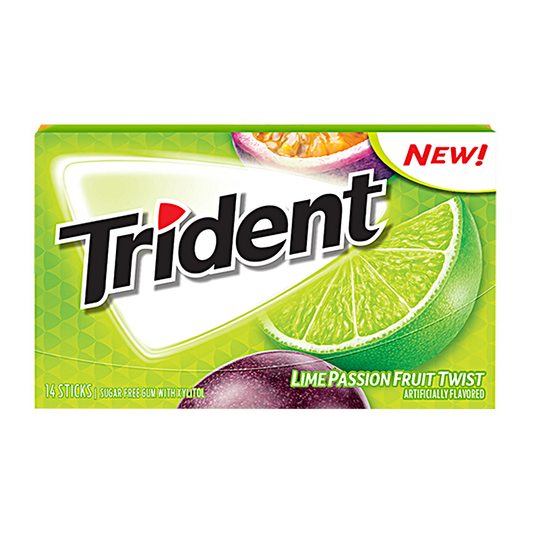 Trident Lime Passion Fruit Twist 14pc