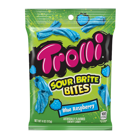Trolli Sour Brite Bites Blue Raspberry - 4oz (113g)